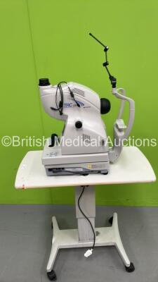 Topcon TRC-NW8 Non Mydriatic Retinal Camera on Topcon Opthalmic Electric Table (Powers Up) *SN 087292*