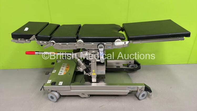 Maquet Otesus Operating Table System Including Model 1150.30A0 Operating Table, Maquet Model 1160.01C0 Base and Controller (Powers Up)