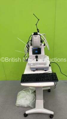 Topcon TRC-NW8 Non Mydriatic Retinal Camera on Topcon ATE-600 Electric Table (Powers Up) *SN 087279*