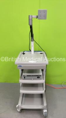 Karl Storz Endoskope Trolley with Karl Storz Endoskope 222000 20 SCB image 1 hub Camera Unit (Powers Up) *GH*