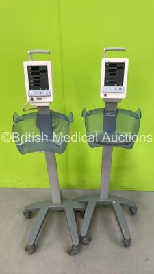 2 x Datascope Duo Monitors on Stands (Both Power Up) *RI*