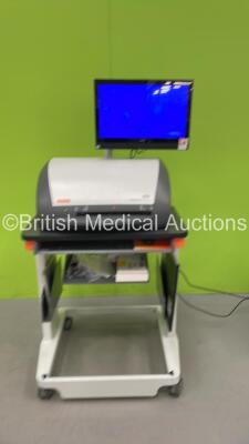 Carestream LE DirectView Vita CR Reader Ref 1036938 *Mfd 2017* with 2 x Cassettes,Monitor and Keyboard on Trolley (HDD REMOVED - Powers Up with Software Pack Included) *SN301216904*