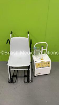 1 x SAM 35 Suction Unit with Suction Cup and 1 x Seca Wheelchair Weighing Scale *S/N 218-03-94* - 2