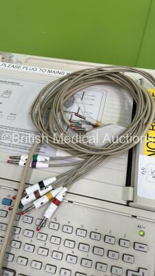 Philips PageWriter 300pi ECG Machine on Stand with 10 Lead ECG Leads (Powers Up) *S/N US00607262* - 5