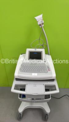 GE MAC3500 ECG Machine on Stand (Powers Up)