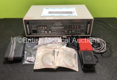 Karl Storz 27080 Calcutript System for Electrohydraulic Shockwave Lithotripsy with 2 x Footswitches and Accessories (No Power, Disposable Probes Expired)