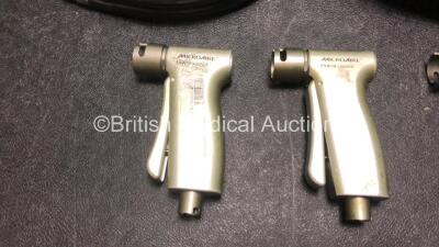 3 x MicroAire Pulse Lavage Ref 5740-100 Handpieces with 2 x Hoses - 2