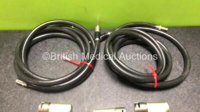 3 x MicroAire Pulse Lavage Ref 5740-100 Handpieces with 2 x Hoses - 4