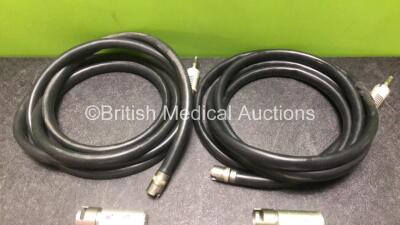 Job Lot Including 1 x MicroAire Pulse Lavage Ref 5740-100 Handpiece and 1 x MicroAire Pulse Lavage FS Ref 5740-100 Handpiece with 2 x Hoses - 5