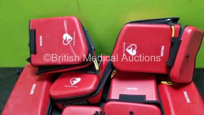 Job Lot of Various Philips Defibrillator Cases - 2