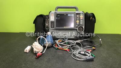 Medtronic Physio-Control Lifepak 15 12-Lead Monitor / Defibrillator *Mfd - 2009* Ref - 99577-000025 P/N - V15-2-000030 Software Version - 3207410-007 with Pacer, CO2, SPO2, NIBP, ECG and Printer Options, 4 and 6 Lead ECG Leads, SPO2 Finger Sensor, NIBP Cu