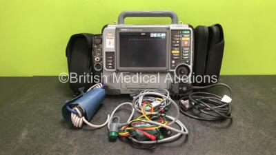 Medtronic Physio-Control Lifepak 15 12-Lead Monitor / Defibrillator *Mfd - 2010* Ref - 99577-000025 P/N - V15-2-000030 Software Version - 3306808-007 with Pacer, CO2, SPO2, NIBP, ECG and Printer Options, 4 and 6 Lead ECG Leads, NIBP Cuff and Hose, Paddle 