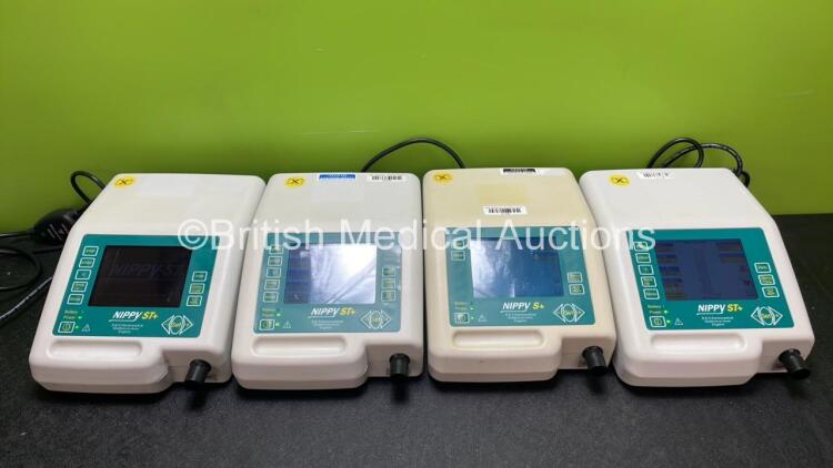 4 x B&D Electromedical Nippy ST+ Ventilators (All Power Up) *GL*