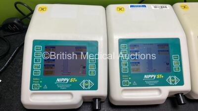 4 x B&D Electromedical Nippy ST+ Ventilators (All Power Up) *GL* - 2