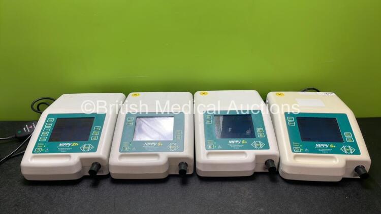 4 x B&D Electromedical Nippy ST+ Ventilators (All Power Up) *GL*