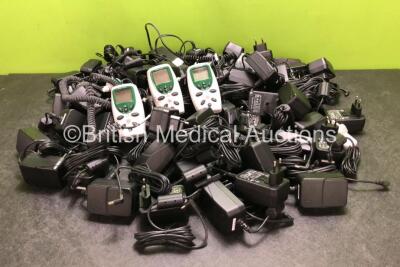 Mixed Lot Including 3 x Teledyne Analytical Instruments MX300-I Monitors and Large Quantity of GlobTek Chargers (2 Pin Plugs - See Photos)