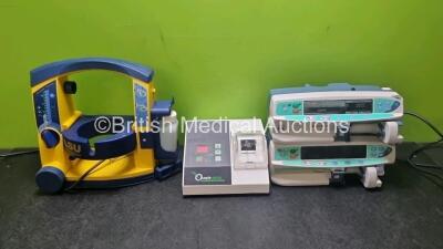 Mixed Lot Including 1 x Laerdal LSU Suction Unit (Powers Up) 1 x Vibros Quayle Dental Mixer (Powers Up) 1 x Carefusion Alaris PK Syringe Pump (Powers Up) and 1 x Cardinal Health Alaris PK Syringe Pump (Draws Power) *SN 800510590 / 13571988 / 78021293159 