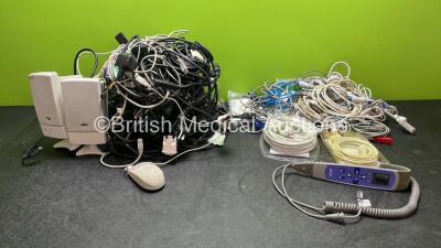 Job Lot of Various Connection and Patient Monitoring Cables