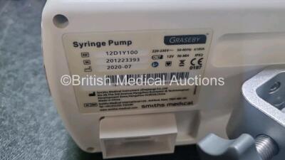 6 x Graseby 2100 Syringe Pumps *Mfd 2020* (All Power Up) *SN 201206240 / 201223393 / 201223371 / 2012223213 / 201223233 / 2101223221* - 5