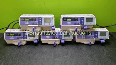 5 x Graseby 2100 Syringe Pumps *Mfd 2020* (All Power Up) *SN 201223240 / 201215379 / 201206252 / 201223237 / 201205988*