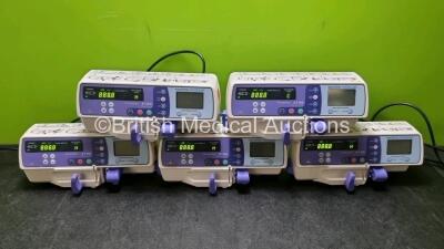 5 x Graseby 2100 Syringe Pumps *Mfd 2020* (All Power Up) *SN 201215374 / 201205982 / 201215376 / 201205949 / 201223226*