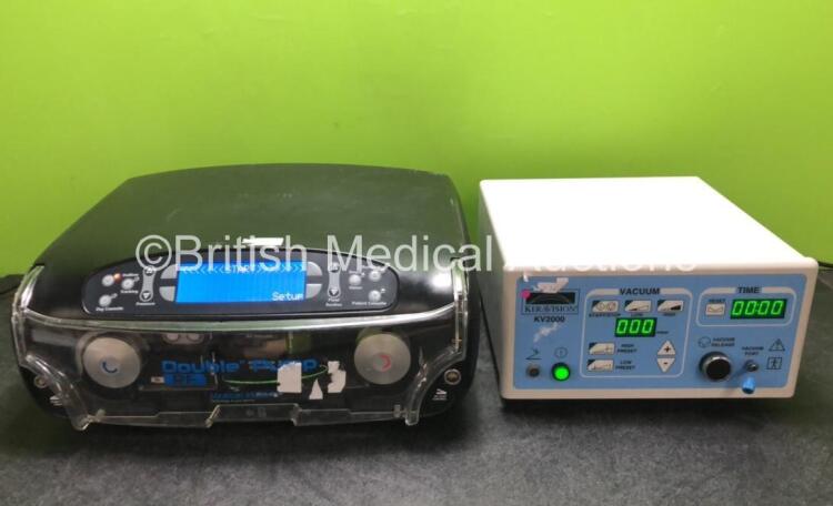 Mixed Lot Including 1 x Medical Vision Double Pump RF Arthroscopy Pump and 1 x Keravision KV2000 Vacuum Unit (Both Power Up)