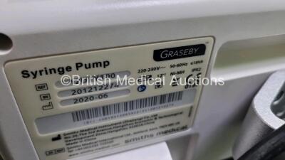 5 x Graseby 2100 Syringe Pumps *Mfd 2020* (All Power Up) *SN 201212283 / 201212274 / 201223397 / 201206995 / 201223376* - 5