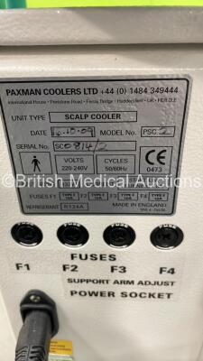 1 x Olympus UPD Scope Guide with Cables (Damaged / Missing Screen) and 1 x Paxman Scalp Cooler (Both Power Up) - 4