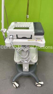 Edan SE-1200 Express ECG Machine on Stand with 10 Lead ECG Leads (Powers Up) *S/N 158678* - 4