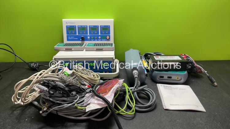 Mixed Lot Including 1 x Irvine Biomedical IBI-1500T11 Cardiac Ablation Generator with Various Connection Cables (Powers Up) 1 x St Jude EnSite Velocity Module and 1 x Ablation Frontiers ECG Interface Box *SN 13883872, 13879073, 381730002, 697800001*