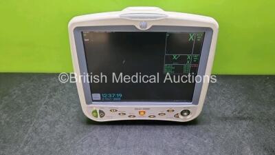 GE Dash 5000 Patient Monitor Including ECG, CO2, SpO2, NBP, BP 1/3, BP 2/4 and Temp/CO Options (Powers Up, Dial Broken - See Photo) *gl*