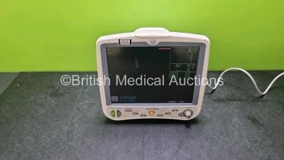 GE Dash 5000 Patient Monitor Including ECG, CO2, SpO2, NBP, BP1/3, BP2/4 and Temp/CO Options (Powers Up) *gl*