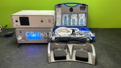 Mixed Lot Including 1 x Annexart CELT Laparoscopic Training System (Powers Up) 1 x WEM Argon 4 Plasma Coagulator (Powers Up) 1 x Ethicon Footswitch and 1 x Manujet III Jet Ventilation Catheter