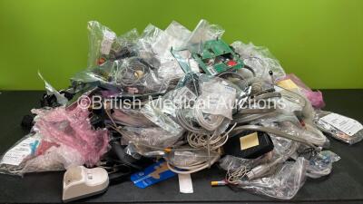 Mixed Lot Including Patient Monitoring Spare Parts and Various Patient Monitoring Cables