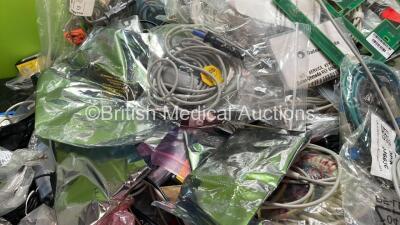 Mixed Lot Including Patient Monitoring Spare Parts and Various Patient Monitoring Cables - 2