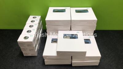 Job Lot Including 15 x Carefit-Medical Limb Electrodes and 15 x Carefit-Medical Chest Electrodes (Majority Expire 2025) *Stock Photo*