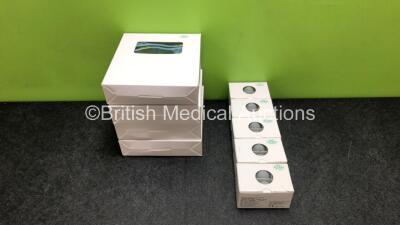 Job Lot Including 7 x Carefit-Medical Limb Electrodes *4 in Photo, 7 in Total* and 60 x Carefit-Medical Chest Electrodes *5 in Photo, 60 in Total* (Majority Expire 2025) *Stock Photo*