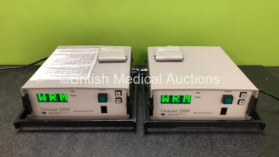 2 x Oxicom 2100 Whole Blood Oximeter Units (Both Power Up) *SN 227956.829 / 169124.733*