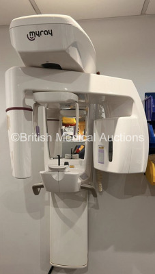 Cefla Myray Wall Mounted Panoramic Dental X-Ray Type 96600262 (Unable to Power Test Due to Cut Power Supply) * Mfd 2015 *