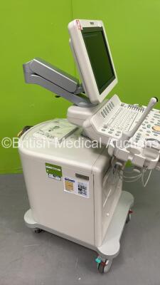 Philips HD7 XE Flat Screen Ultrasound Scanner *S/N CI51100329* **Mfd 05/2010** with 2 x Transducers / Probes (C5-2 and C8-4v) (Powers Up - HDD REMOVED) ***IR059*** - 8