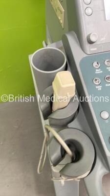 Siemens Acuson CV70 Ultrasound Scanner Model No 10031210 *S/N HAE0520* **Mfd 07/2005** with 1 x Transducer / Probe (P4-2), Mitsubishi P93 Printer and Mitsubishi MD3000 Video Cassette Recorder (Powers Up - HDD REMOVED) - 4