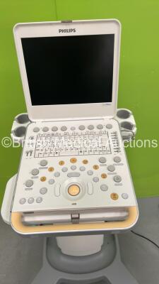 Philips CX50 Flat Screen Ultrasound Scanner Ref 989605384711 SVC HW B.1 *S/N SG91305215* **Mfd 2013** on Philips CX Cart (No Power) - 3