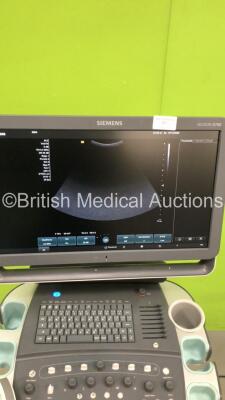 Siemens Acuson X700 Flat Screen Ultrasound Scanner Model No 10658844 *S/N 350205* **Mfd 2014** Software Version 2.0.04 with 1 x Transducer / Probe (6C2) (Powers Up) ***IR802*** - 4