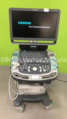 Siemens Acuson X700 Flat Screen Ultrasound Scanner Model No 10658844 *S/N 350205* **Mfd 2014** Software Version 2.0.04 with 1 x Transducer / Probe (6C2) (Powers Up) ***IR802*** - 14