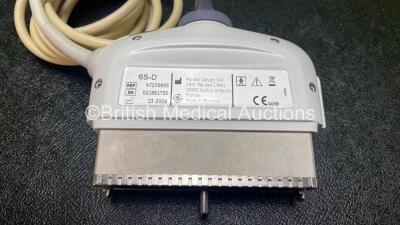 GE 6S-D REF 47236955 Ultrasound Transducer / Probe *SN 021861TS0* *Untested* - 2