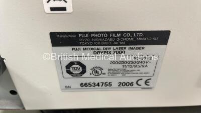 Fujifilm DryPix 7000 Medical Dry Laser Imager (Powers Up) *S/N 66534755* - 5