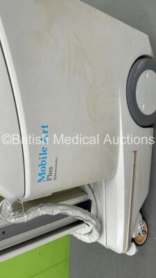 Shimadzu Mobile Art Plus Mobile X-Ray Model MUX-100H (Powers Up with Key - Key Included) *S/N 0362Z17606* **Mfd 02/2008** - 3