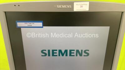 Siemens Acuson S2000 Ultrasound Scanner Model No 10041461 *S/N 200954* **Mfd 02/2009** with 4 x Transducers / Probes (2 x 14L5, EC9-4 and 4C1) (Powers Up - HDD REMOVED) - 13