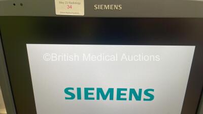 Siemens Acuson S2000 Ultrasound Scanner Model No 10041461 *S/N 200951* **Mfd 02/2009** with 3 x Transducers / Probes (EC9-4 / 9L4 and 4C1) (Powers Up - HDD REMOVED) - 10