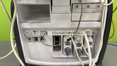 GE Vivid E95 Flat Screen Ultrasound Scanner Ref #1 GC000220 / #2 H45581DA Application SW Version 204 System SW Version 204.15.3 with 4 x Transducer/Probes (12S-D *Mfd 2017-03* / 4V-D *Mfd 2017-04* / M5Sc-D *Mfd 2017-02* and Pencil Probe) * SN AU01843 * * - 3